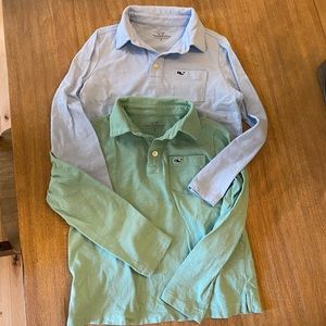 Vineyard Vines size 7 Longsleeve Polos